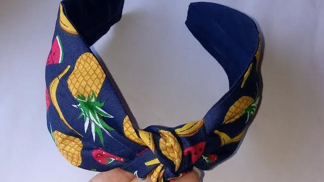 TIARA TURBANTE COM NÓ