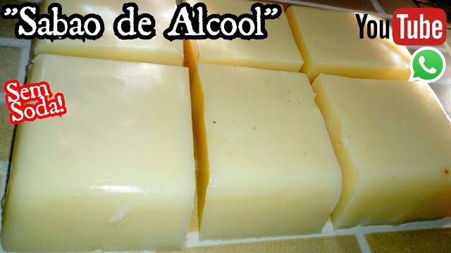 SABÃO de ÁLCOOL SUPER DURO sem SODA