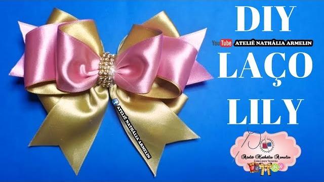 DIY LAÇO LILY por Nathália Armelin