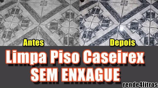 LIMPA PISO E REJUNTE CASEIRO – RENDE 4 LITROS