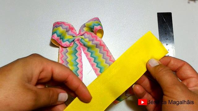 DIY Laço Alegria – Laço fácil de gorgurão – Easy Tie
