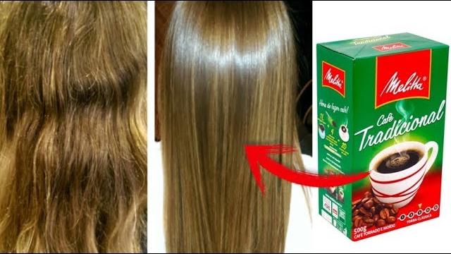ALISAMENTO NATURAL PODEROSO COM CAFÉ – CABELO LISO E MUITO ESPELHADO