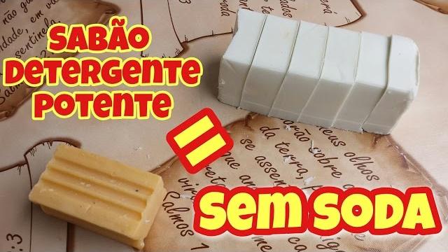 SABÃO DE LIQUIDIFICADOR CASEIRO SEM SODA – MENOS DE 1 REAL
