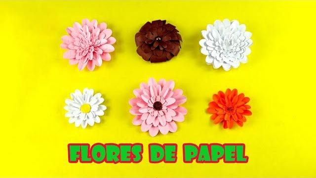 Flores de Papel – Margarida, Gérbera, Calêndula, Crisântemo e mais