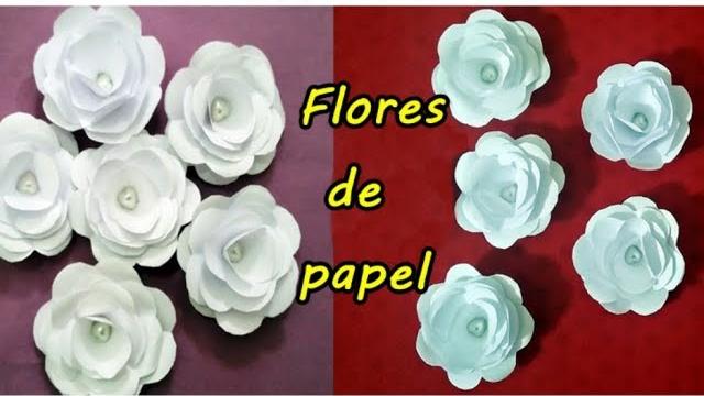 Como fazer flores de papel