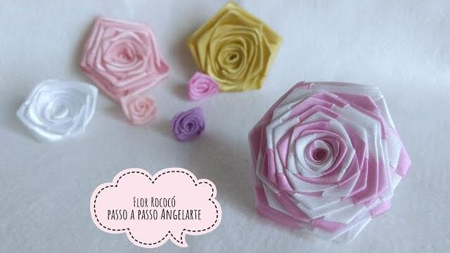Flor Rococó passo a passo