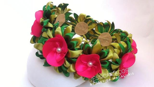 Diy Coroa de Flores da Moana