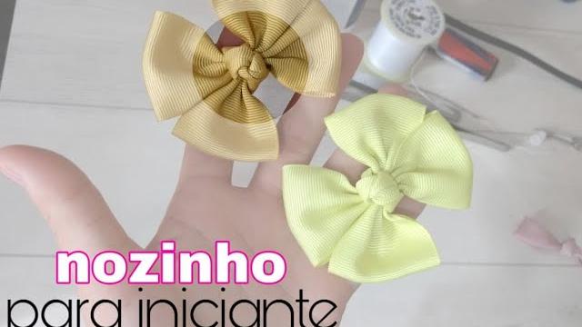 Nozinho simples para laços – COMO FAÇO