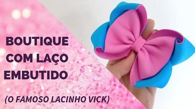 BOUTIQUE COM LAÇO EMBUTIDO EM 4 MINUTOS