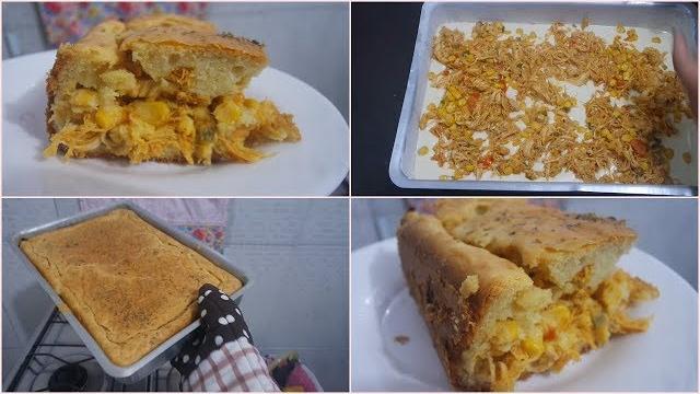 TORTA DE FRANGO DE LIQUIDIFICADOR FÁCIL E RÁPIDA