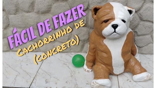 Cachorrinho para Jardim (concreto)