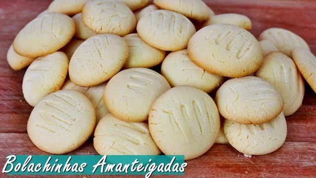 BOLACHINHAS AMANTEIGADAS COM APENAS 3 INGREDIENTES