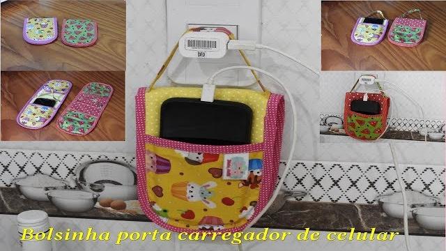 Bolsinha porta carregador de celular