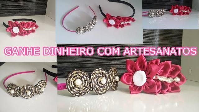 Faça e Venda Tiara de Fuxico – Dicas Como Vender Bem