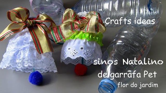 Sinos Natalino com Garrafa Pet – Decoração Para o Natal