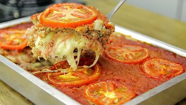 Kibe Recheado ao Forno – Receita super Fácil