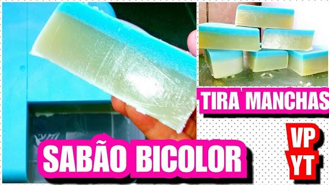 Sabão Tira Manchas Bicolor – Produtos Caseiros Sem Soda