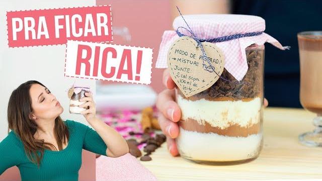 Receita de Chocolate Quente no Pote para Vender