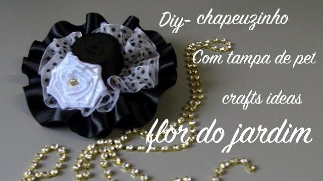 Mini Chapéu de Luxo Usando Tampa de Pet