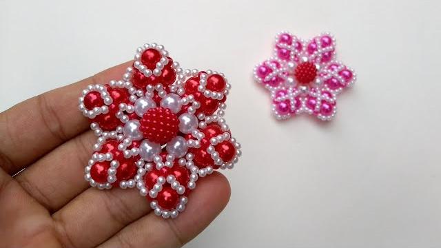 Faça essa Linda Flor de Pérolas