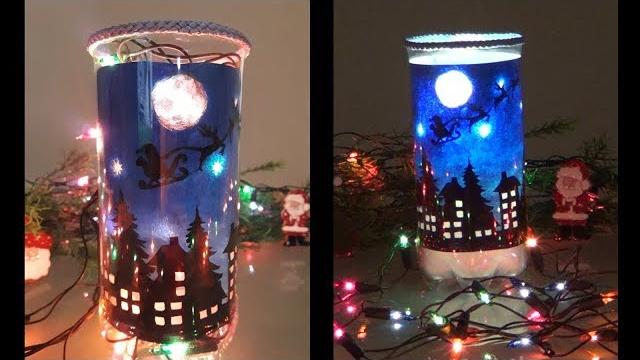 Iluminaria de Natal com Garrafa Pet – Artesanato Fácil e Rápido
