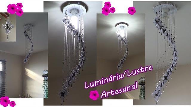 Lustre – Luminária Artesanal Feito com Papel