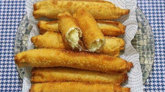 Receita de Enroladinho de Queijo – Lanche Rápido