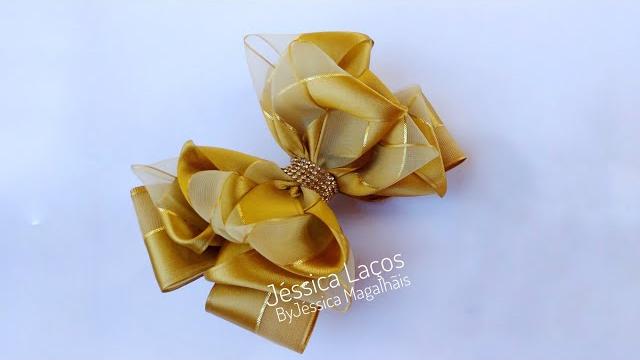 Aprenda Fazer Laço Formosura – Dourado