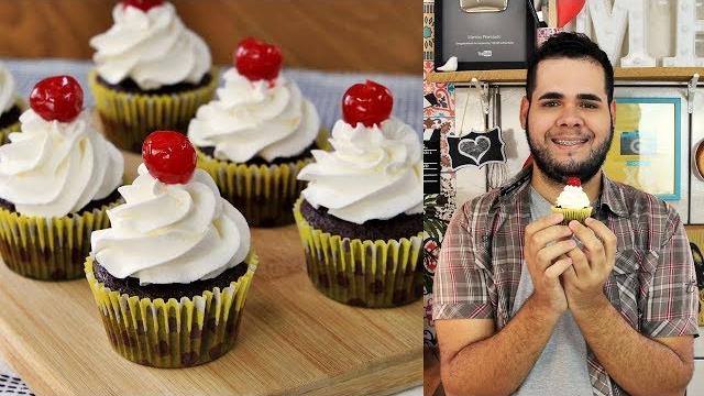 CupCake de Chocolate Recheado – Simples e Fácil de Fazer