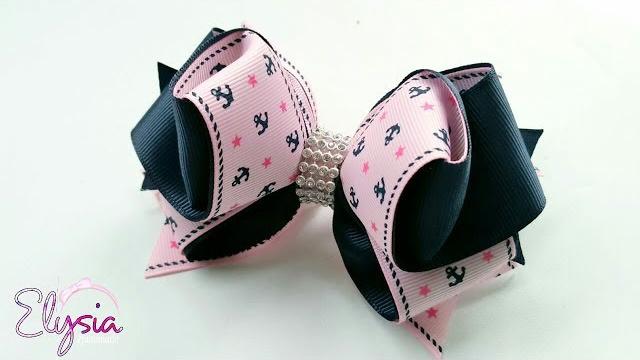 Laço Nadia 🎀 Ribbon Bow 🎀 DIY por Elysia Handmade