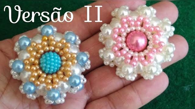 Como Fazer Flor de Pérolas