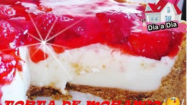 Receita de Torta de Morango com Creme e Sorvete