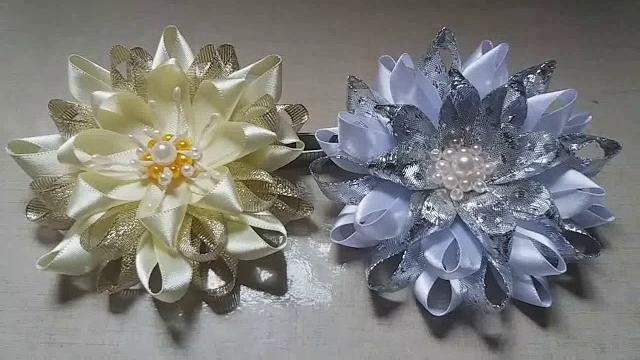 Aprenda Fazer Flor na Fita Decorativa