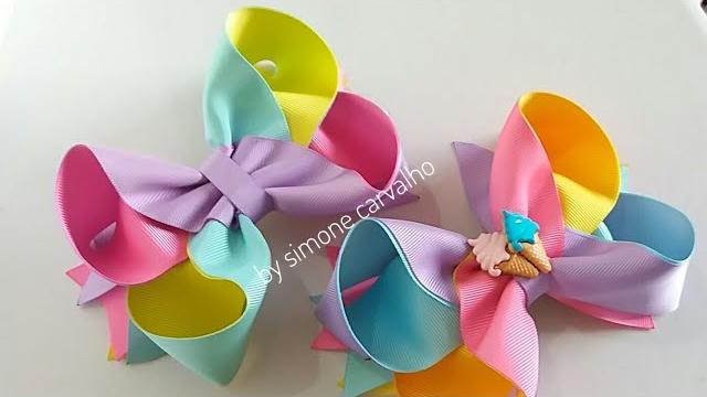 Veja Como Fazer Laço Boutique Colorido