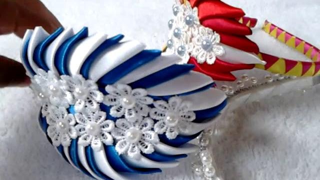 Aprenda Fazer Lindas Tiara de Fita de Cetim