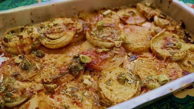 Cebola Temperada ao Forno Super Fácil de Fazer