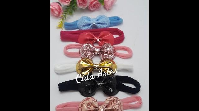 Faça Tiara de Bebê com Laço Lonita
