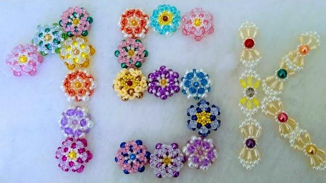Aprenda Fazer Flores Para Trama de Pérolas – Para Chinelos