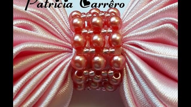 Meio para Laços com Pérolas