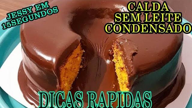 Aprenda Fazer Calda de Chocolate sem Leite Condensado