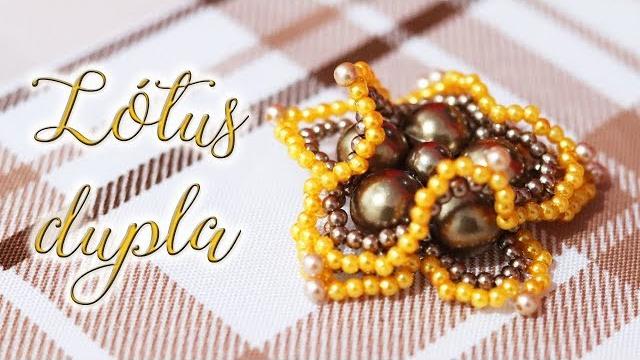 Chinelo decorado – Flor dupla de pérolas