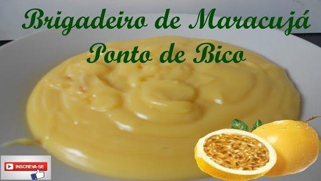 BRIGADEIRO DE MARACUJÁ EM PONTO DE BICO NÃO TALHA