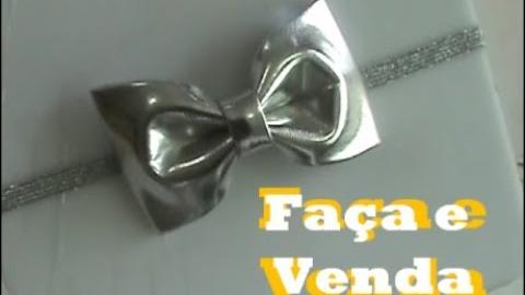 Faça e Venda – Tiaras e Laço de Couro