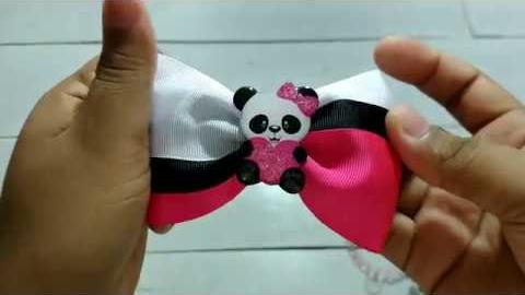Como Fazer Laço Temático Panda