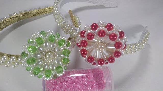 Como Fazer Tiaras de Pérolas