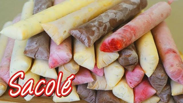 4 Sabores de Geladinho de Paçoca, Maracujá, Morango e Brigadeiro