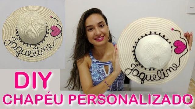 Aprenda Fazer Chapéu de Praia Personalizado