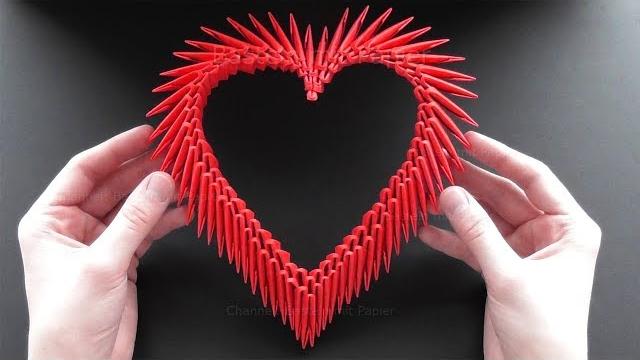 Aprenda a Fazer Coração de Origami