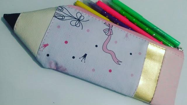 Veja Como Fazer Estojo Em Forma de Lápis