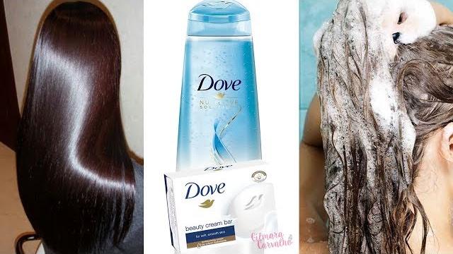 Shampoo Caseiro de Dove – TENHA CABELOS LONGOS, BRILHANTES E SAUDÁVEIS EM CASA